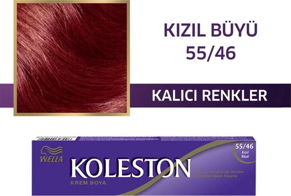 Wella Koleston Single Tüp Boya 55/46 Kızıl Büyü ürün görseli 1