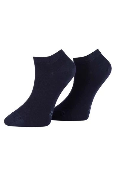 Jiber Erkek Bambu Patik Likralı Çorap 6750 - 6 Adet  Koyu Lacivert 40-44 ürün görseli 1