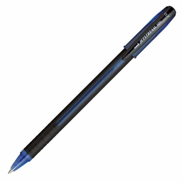 Uni-Ball Jetstream 101 0.7 Mm Hızlı Yazı Kalemi Roller Kalem Mavi SX-101 (12 Li Paket) ürün görseli 1