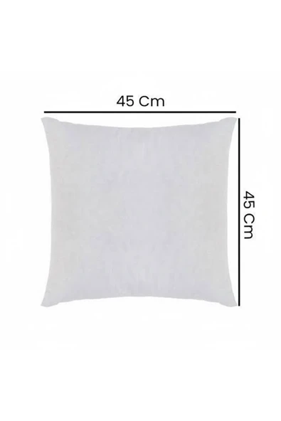 Yastıkland 2'li 45x45 Ultra Dolgun Kırlent İç Yastık Silikon Elyaf ürün görseli 1