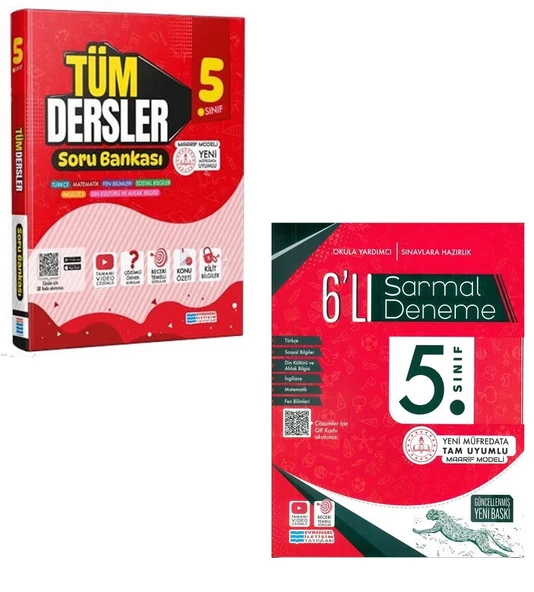 Evrensel İletişim 5. Sınıf Tüm Dersler Soru Bankası + Deneme Seti 2 Kitap Güncel Müfredat ürün görseli 1
