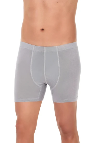 Yıldız Erkek Bambu Likralı Boxer 320/324 - 3 Adet  Gri 2XL ürün görseli 1
