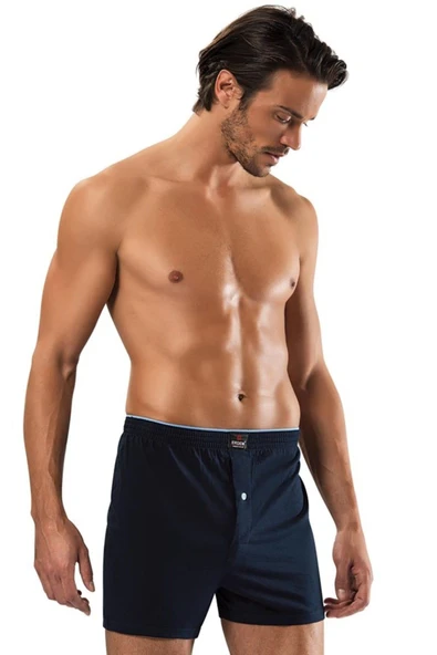 6'Lı Erdem 1400 Erkek Penye Boxer  L Karışık Renk ürün görseli 1