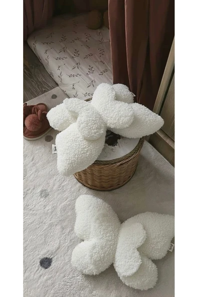 Yastıkland KELEBEK MODEL PELUŞ ÖZEL TASARIM YASTIK ürün görseli 1