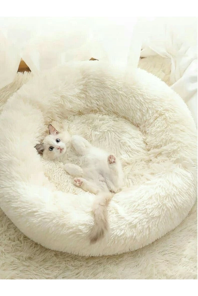 Yastıkland PELUŞ YUMUŞACIK KEDİ/KÖPEK YATAĞI ürün görseli 1