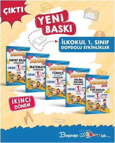 Mavi Boncuk 1. Sınıf 2. Dönem Seti 5 Kitap ürün görseli 1