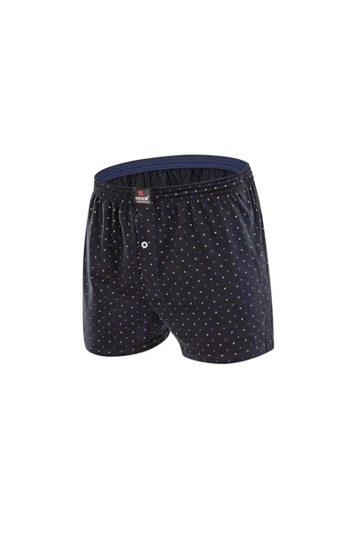 Erdem Erkek Penye Karışık Desenli Boxer 1400 - 6 Adet  M Karışık Renk ürün görseli 1