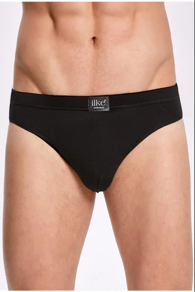 İlke Erkek Bambu Slip Külot 1607 - 3 Adet  Siyah 2XL ürün görseli 1