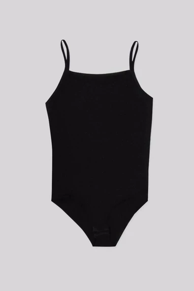 Namaldi Kız Çocuk İp Askılı Body 3 Adet -461  Siyah 6-8 Yaş ürün görseli 1