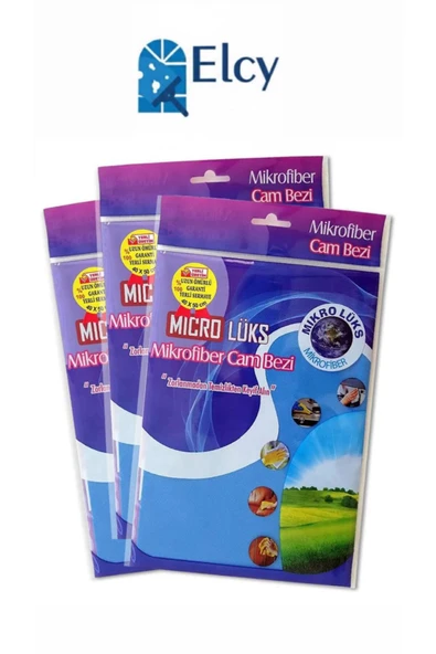 ELCY Mikrofiber Cam Bezi 3 Adet ürün görseli 1