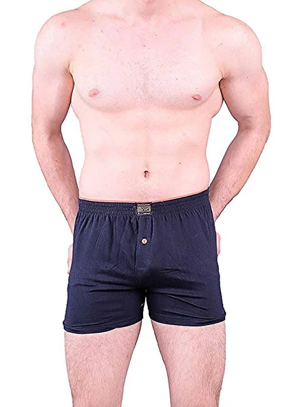 Anıt 1146 Erkek Düğmeli  Boxer 6'Lı   Lacivert 2XL ürün görseli 1
