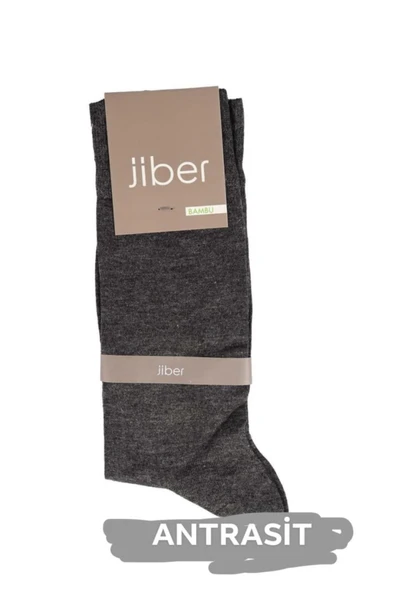 Jiber Erkek Bambu Likralı Uzun  Çorap 5500 - 6 Adet  Antrasit 40-44 ürün görseli 1