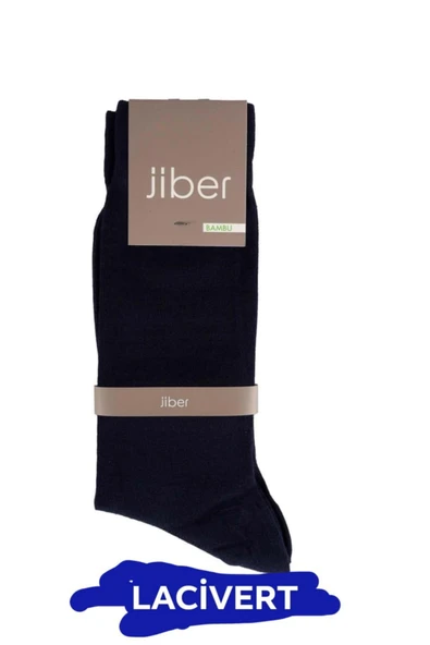 Jiber Erkek Bambu Likralı Uzun  Çorap 5500 - 6 Adet  Koyu Lacivert 40-44 ürün görseli 1