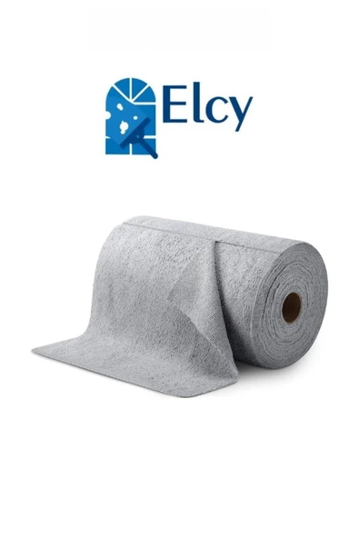 ELCY Rulo Mikrofiber Bez Kopan Kullan At Rulo Bez Bej-Gri 25x25 ürün görseli 1