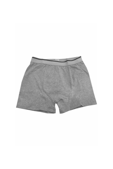Sedef Yıldızı Erkek Likralı Boxer 1013 - 6 Adet  L Gri ürün görseli 1