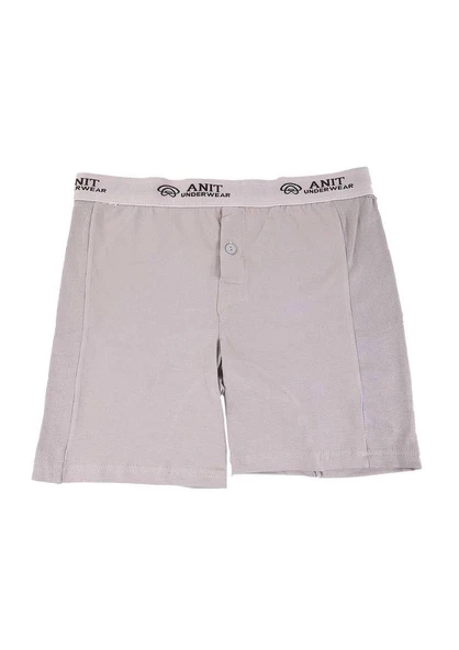 Anıt 1114 Erkek Likralı Uzun Boxer 6'Lı   M Gri ürün görseli 1