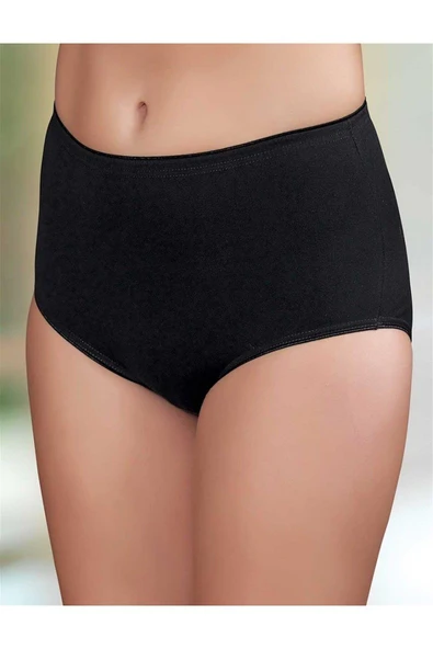 Gümüş Kadın İnce Lastikli Likralı Bato Külot 3042/3043 - 12 Adet  Siyah 3XL ürün görseli 1