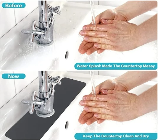 Su Emici Sihirli Lavabo Kenar Matı ürün görseli 1