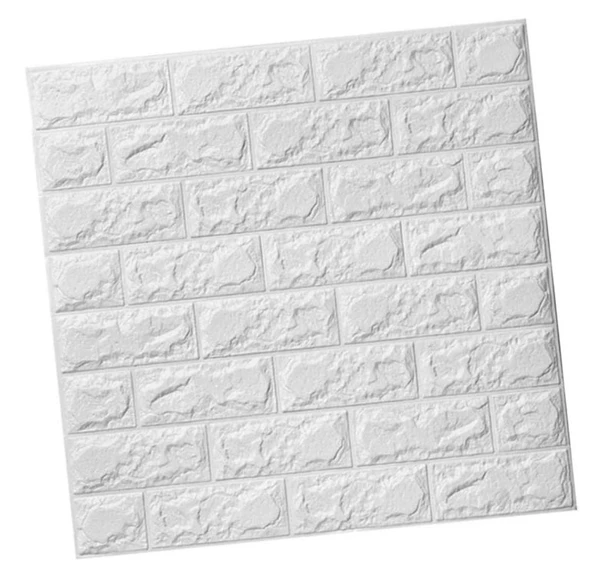 3D Tuğla Desenli Kendinden Yapışkanlı Duvar Paneli 58x38 cm ürün görseli 1