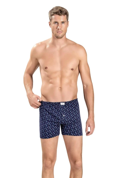 Jiber Erkek Baskılı Karışık Renk Boxer 130 - 6 Adet  M Karışık Renk ürün görseli 1