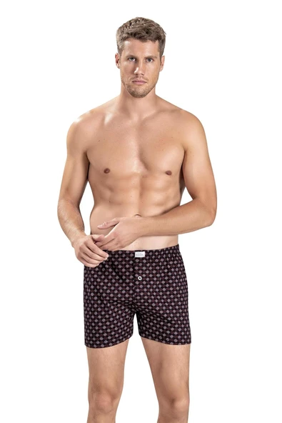 Jiber Erkek Baskılı Karışık Renk Boxer 130 - 3 Adet  M Karışık Renk ürün görseli 1