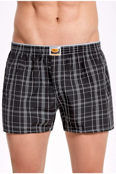 İlke Erkek Poplin  Boxer 002 - 6 Adet  XL Karışık Renk ürün görseli 1