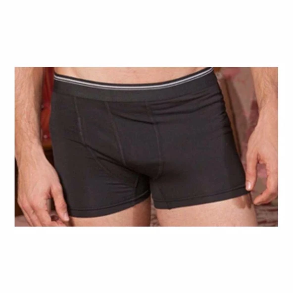 Berrak 1097 Likralı Erkek Boxer Paçalı Külot 6 Adet   2XL Antrasit ürün görseli 1