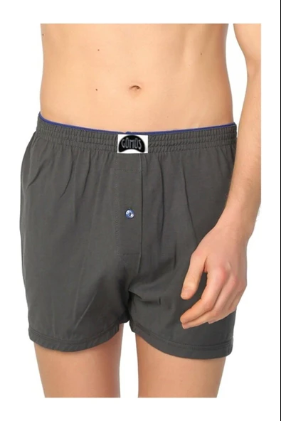 Gümüş Erkek Havlu Bel Pamuklu Boxer 4020 - 6 Adet  2XL Füme ürün görseli 1