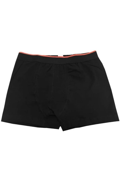 Sedef Yıldızı Erkek Likralı Boxer 1013 - 6 Adet  Siyah 2XL ürün görseli 1