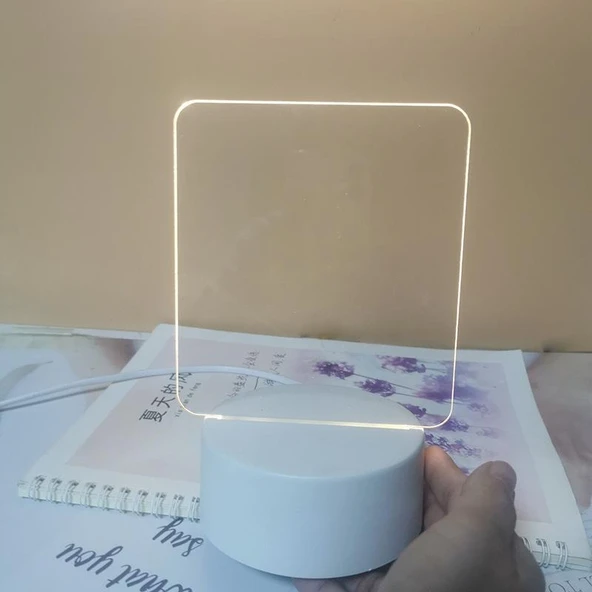Led Çizim Tableti Gece Lambası - Resim 4