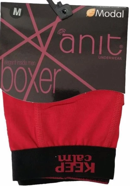 Anıt 1266 Modal Erkek Renkli Boxer 6'Lı   L Bordo ürün görseli 1