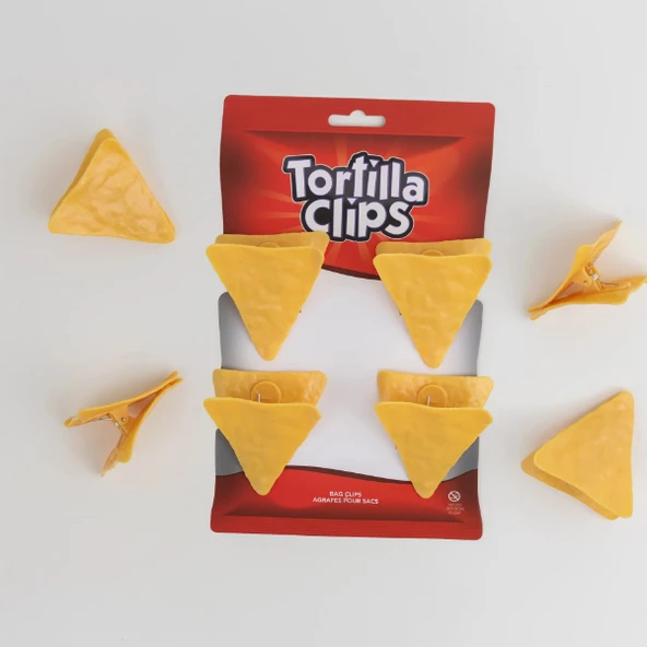 Cips Şeklinde Poşet Klipsleri ürün görseli 1