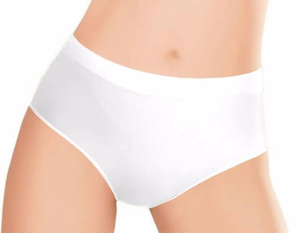 3'Lü ELİTE LİFE YÜKSEK BEL SLİP 811  Beyaz L - XL ürün görseli 1