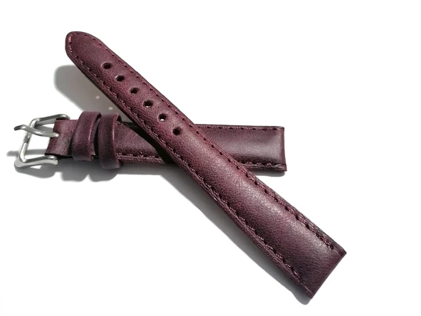 Fado&Her Saate Uyumlu Hakiki  Deri Saat  Kordonu  bordo düz  16 mm  (407  ) ürün görseli 1