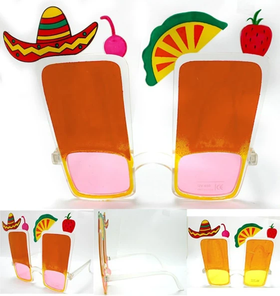 Sombrero Hawaii Fiesta Meyve Figürlü Gözlük ürün görseli 1