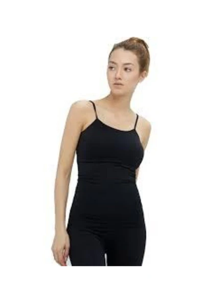 Elite Life 846 Kadın İnce Askılı Atlet  Siyah L - XL ürün görseli 1