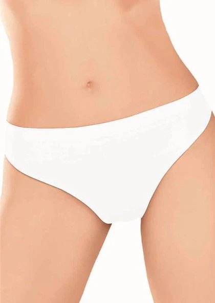3’Lü Elite Life Bayan Dikişsiz Slip 810  Beyaz L - XL ürün görseli 1