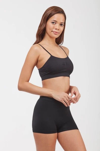 ELİTE LİFE BAYAN DİKİŞSİZ BOXER 830  Siyah L - XL ürün görseli 1