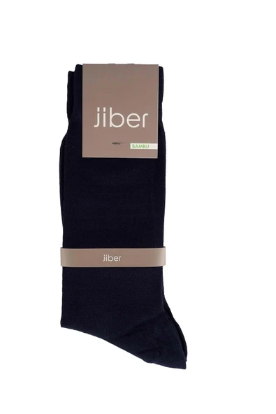 Jiber Erkek Bambu Likralı Uzun  Çorap 5500 - 12 Adet  Koyu Lacivert 40-44 ürün görseli 1