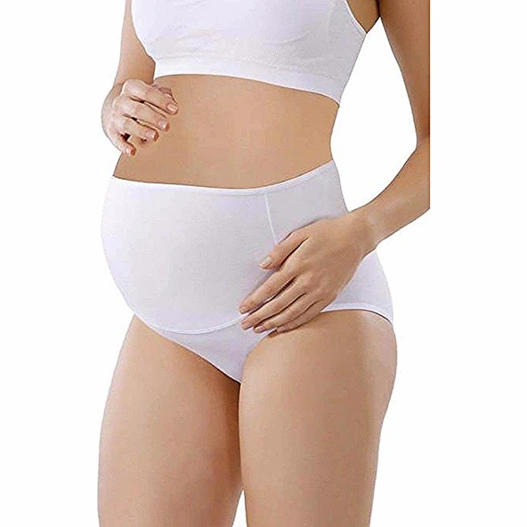 3'Lü Liza Hamile Külot  Beyaz L - XL ürün görseli 1