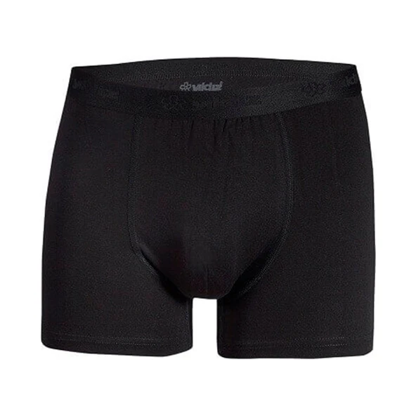 3'Lü Yıldız 38-39-40-41-42 Erkek Modal Pamuklu Likralı Boxer Renk  XL Siyah ürün görseli 1