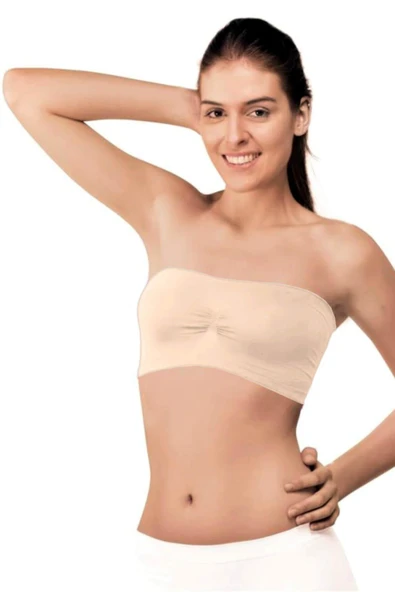 Elite Life Kadın Askısız Atlet 3'Lü Paket -860  Ten L - XL ürün görseli 1