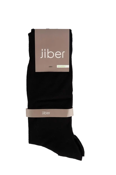 Jiber Erkek Bambu Likralı Uzun  Çorap 5500 - 12 Adet  Siyah 40-44 ürün görseli 1