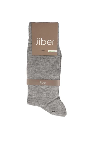 Jiber Erkek Bambu Likralı Uzun  Çorap 5500 - 12 Adet  40-44 GRİMELANJ ürün görseli 1