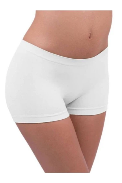 ELİTE LİFE BAYAN DİKİŞSİZ BOXER 830  Beyaz S - M ürün görseli 1