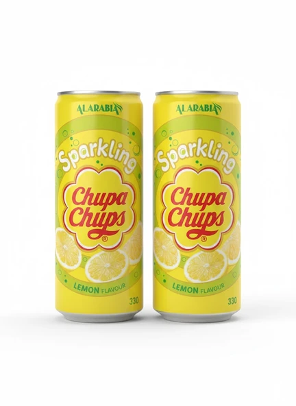 Chupa Chups Sparkling Lemon Flavour - Limon Aromalı Gazlı İçecek 330 ml (2 ADET) ürün görseli 1