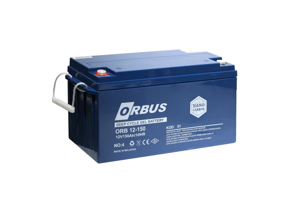 Jel akü 12V 150Ah Orbus ürün görseli 1