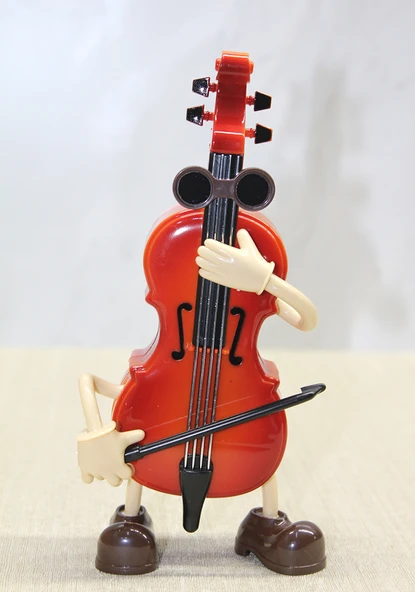 Keman Müzik Kutusu Eğlenceli Tasarım ürün görseli 1