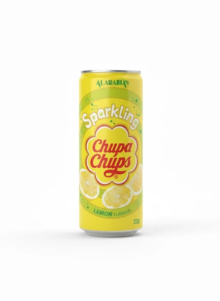 Chupa Chups Sparkling Lemon Flavour - Limon Aromalı Gazlı İçecek 330 ml ürün görseli 1