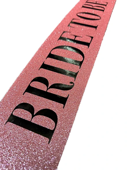 Pembe Bride To Be Kuşak Kemer - Resim 3
